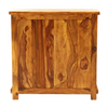 Classic Sheesham Wood Natural Finish Bar Cabinet