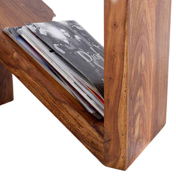 Classic Sheesham Wood Z Shape Side Table
