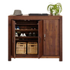 Sheesham Wood Large 3 Door Shoe Rack