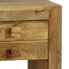 Made of premium Mango Wood Side Table - 2 Drawer