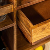 Sheesham Wood Bar Cabinet - Natural Finish
