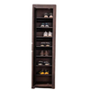 Sheesham Wood Shoe Rack - 1 Door and 8 Shelves