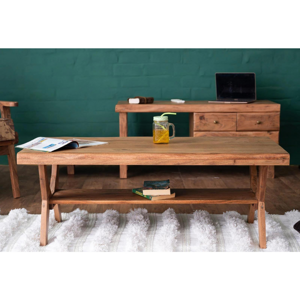 Colonial Acacia Wood Coffee Table