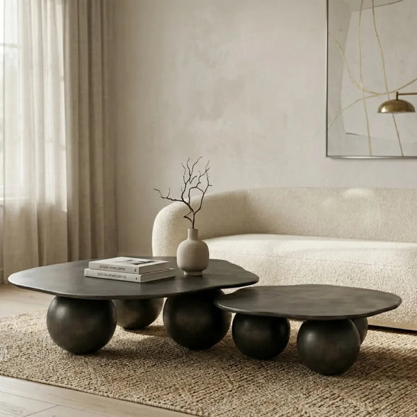 Upernavik solid Wood Nesting Table 