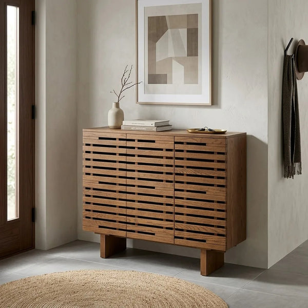 Ushuaia Solid Wood Shoe Rack