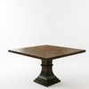 Utrecht Solid Wood Square Dining Table