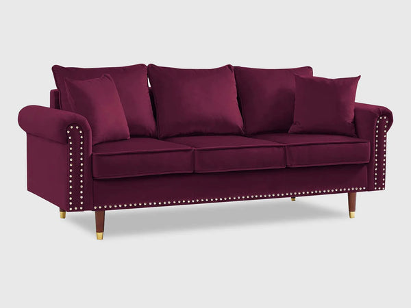 Elizabeth Three Seater Violet