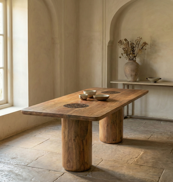 Vertigo Solid Wood Dining Table