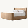 Viola Fluted Solid Wood Shelter Bed - All Sizes
