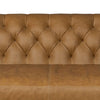 Viola Luxury Chesterfield Leather 4- Seater Sofa