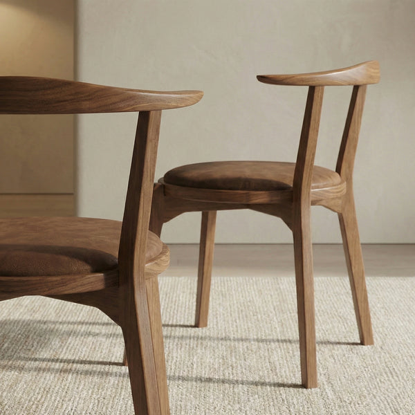 Viola Solid Teakwood Round Dining Table Set – 4 Seater, 6 Seater – All Sizes