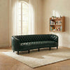 Violet Tufted 4- Seater Leather Sofa