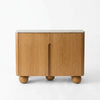 Viseu Solid Wood & Marble Chest Of Drawer