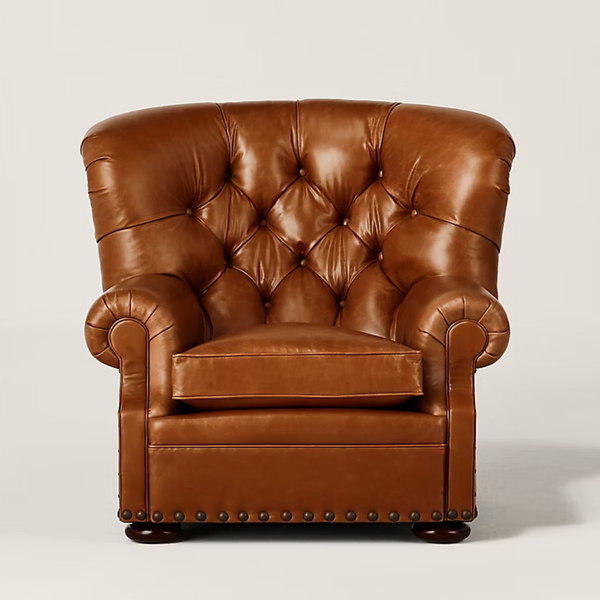 Volos Genuine Leather Sofa