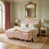 Vredenburg Solid Wood Upholstered Bed- All Sizes 