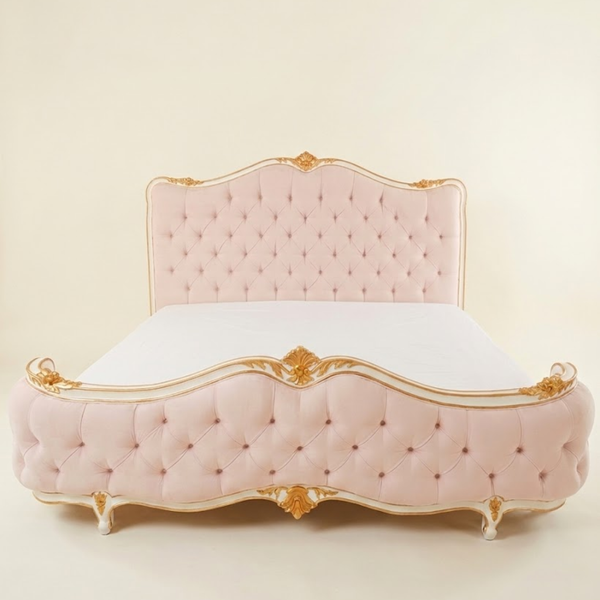 Vredenburg Solid Wood Upholstered Bed- All Sizes