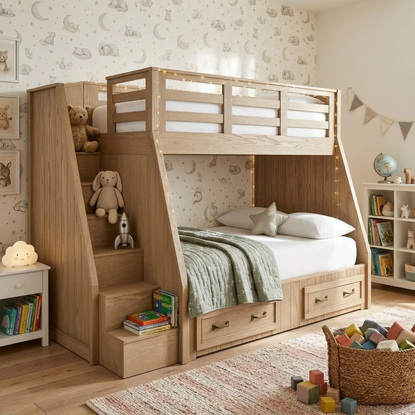 Waffle Cone Solid Wood Bunk Bed 