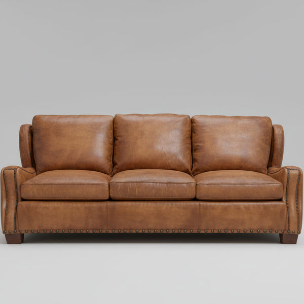 Warsaw 3 Seater Leather Sofa