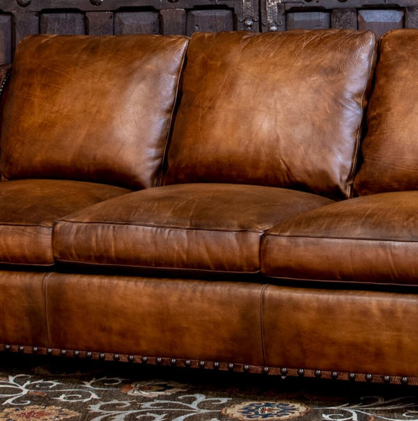 Warsaw 3 Seater Leather Sofa