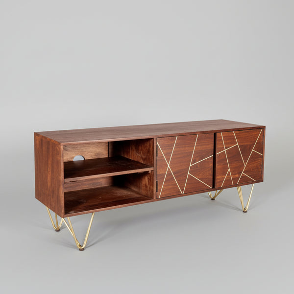 mango wood tv unit, wooden tv unit