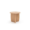 Weipa Oak Wood Round End Table