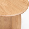 Weipa Oak Wood Round End Table