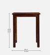 Welshpool Wooden Bar Table Set With Set of 2 Chairs