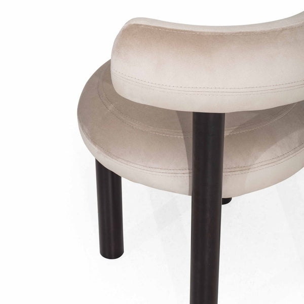 Werribee Solid Wood & Leather Dining Chair