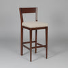 Westbury Sheesham Wooden Cafe Stool - Walnut Finish