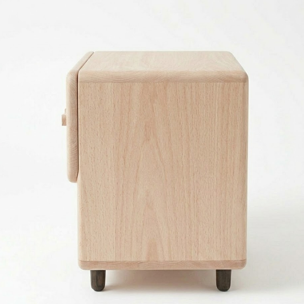Whimsy Kids Bedside Table In Natural Finish