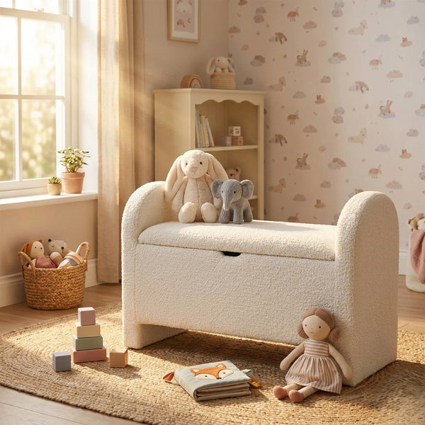 White Bunny Kids Storage Box