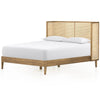Wichita Luxury Solid Wood Rattan Bed - All Sizes