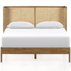 Wichita Luxury Solid Wood Rattan Bed - All Sizes