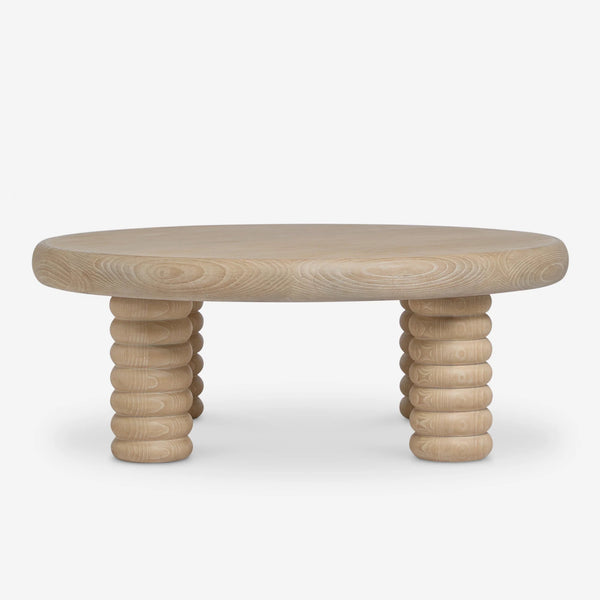 Wilcannia Round Solid Wood Coffee Table
