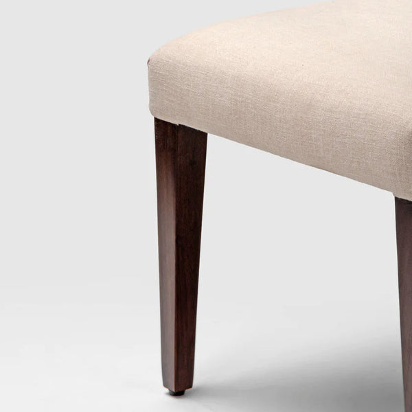 Wiluna Sheesham Wood & Fabric Dining Chair