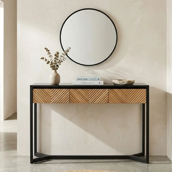 Windhoek Teak Wood Console table