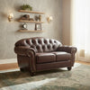 Windsor Crest 2 Seater Leather Sofa