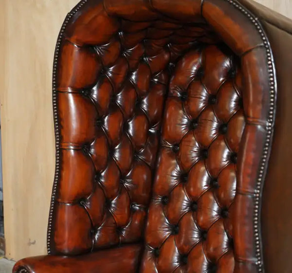 Heritage Chesterfield Tufted Porters Wing Chair