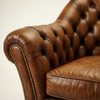 Yevpatoria Classic Comfort - Chesterfield Leather Sofa