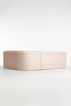 Solid Wood Modular Sofa - Light Pink