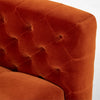 Solid Wood & Velvet Single Seater Accent Chairs