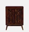 Sheesham Wood Living Room Shoe Cabinet In Provincial Teak Finish
