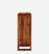 Classic Sheesham Wood Shoe Cabinet In Provincial Teak Finish