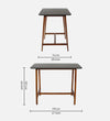 Modern Solid Wood Bar Table With Set of 4 Stools