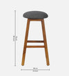 Modern Solid Wood Bar Table With Set of 4 Stools