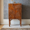 Sera Mango Wood Bar Cabinet