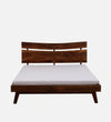 Antalya Modern Mango Wood Bed In Tubbaq Finish - All Sizes