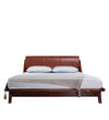 Elite Leather Upholstered Bed In Sheesham Wood - All Sizes