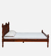 Traditional Sheesham Wood Bed In Honey Finish - All Sizes
