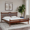 Traditional Sheesham Wood Bed In Honey Finish - All Sizes